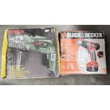 Black & Decker & Bosch drills