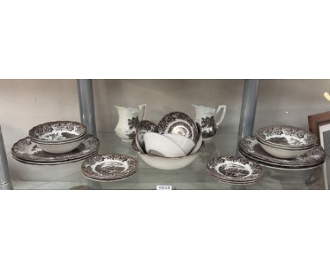 A J&amp;G Meakin dinner set approximately 28 pieces COLLECT ONLY 