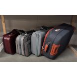 4 Various suit cases / carry cases COLLECT ONLY