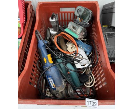 A quantity of assorted electrical tools including drills x6 all working COLLECT ONLY 