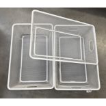 3 Mesh storage containers COLLECT ONLY