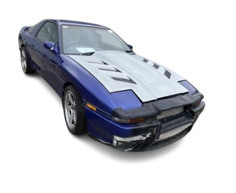 A Toyota Supra track Car. Re-modifications including engine rebuild, brake cooling and door modified.Parts there for rebuild.
