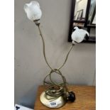 A decorative table lamp COLLECT ONLY