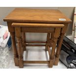 A oak set of 2 tables COLLECT ONLY