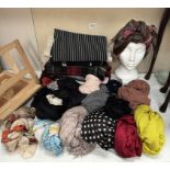 A quantity of scarves etc
