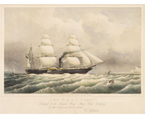 * Hanhart (M. &amp; N., lithographers). The R. M. S. P. "Trent". Dedicated to the Royal Mail Steam Packet Company..., W. Jeff