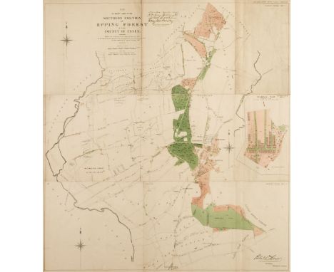 Epping Forest. Plan of Waste Lands in the Northern Portion of Epping Forest in the County of Essex [and] Plan of Waste Lands 