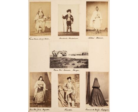 Europe. Photograph album, c.1870-80, containing 313 albumen print photographs mounted rectos and versos to 68 thick card leav