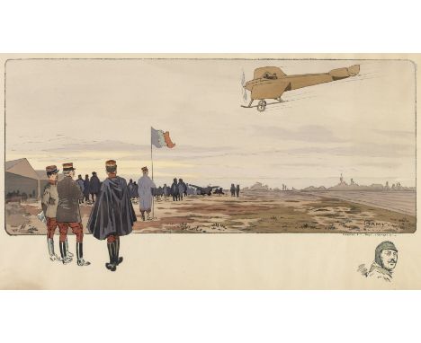 * Montaut (Gamy &amp; E.). 1er. Raid Paris-Bordeaux fair en six heures, le 3 Sept 1910 par Bielovucic sur Voisin Monopole cie