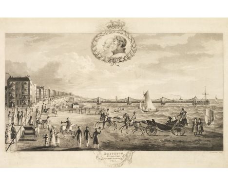 * Brighton. Sutherland (Thomas), Brighton, England's Favourite Watering Place, circa 1825, uncoloured aquatint after George A