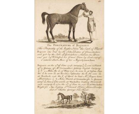 Roberts (James). The Sportsman's Pocket Companion: Being a Striking Likeness or Portraiture of the most Eminent Race Horses a