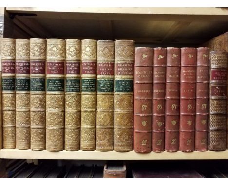 Bindings. The Pictorial Edition of the Works of Shakespeare, 8 volumes, edited by Charles Knight, Charles Knight and Co., cir