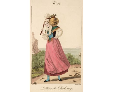 Lanté (Louis Marie). A collection of 36 costume plates by Georges-Jacques Gatine after Lantè, 1824-28, 36 fine hand-coloured 
