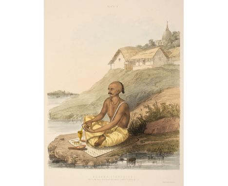 Belnos (Mrs S[ophia] C[harlotte]). The Sundhya or the Daily Prayers of the Brahmins. Illustrated in a Series of Original Draw