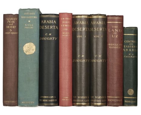 Doughty (Charles M.). Travels in Arabia Deserta, with a New Preface by the Author, Introduction by T. E. Lawrence, and all or