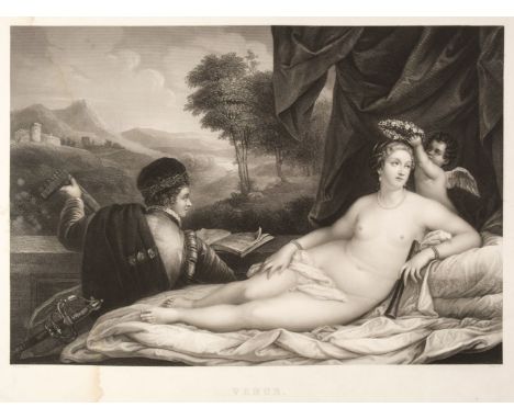 * Pound (D. J.). Venus, A. H. Payne, Leipzig &amp; Dresden, circa 1850, uncoloured mixed-method engraving on wove after Titia