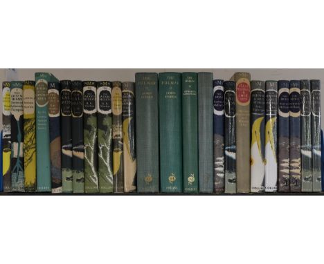 New Naturalist Monographs. Numbers, 4, 5, 12, 14, 15, 16 (two copies), 20 (two copies), 1st editions, London: Collins, 1950-6