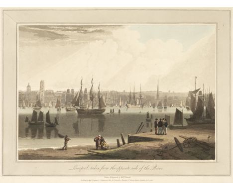 * Daniell (William). Fourteen prints from 'A Voyage round Great Britain', circa 1825, fourteen aquatints with contemporary ha