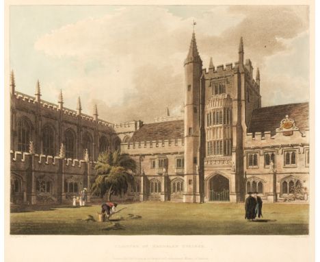 Ackermann (Rudolph, publisher). A History of the University of Oxford, Its Colleges, Halls and Public Buildings, 2 volumes, 1