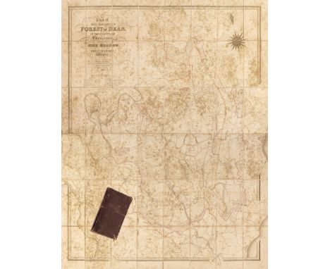 Forest of Dean. Atkinson (John), Plan of Her Majesty's Forest of Dean, in the County of Gloucestershire, with High Meadow and