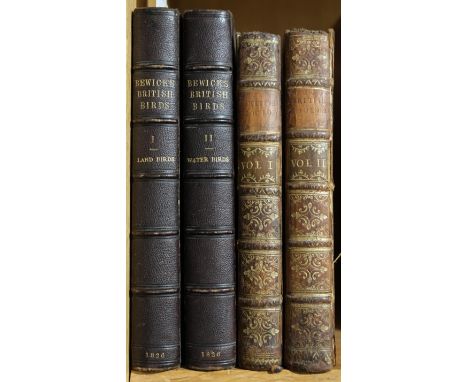 Bewick (Thomas). History of British Birds (Land &amp; Water Birds), 2 volumes, Newcastle: Printed by Edw. Walker, for T. Bewi