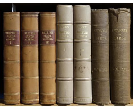 Bewick (Thomas). History of British Birds (Land &amp; Water Birds), 2 volumes, 3rd &amp; 2nd editions, Newcastle: Printed by 