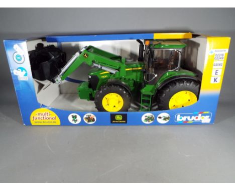 Retail Stock - a Bruder box John Deere 7930 tractor scale 1:16 in mint condition.