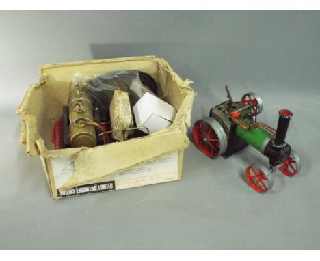 Mamod - Two Mamod steam engines / vehicles. Lot includes a Mamod SE3 Twin Cylinder Superheated Steam Engine in a poor box; to