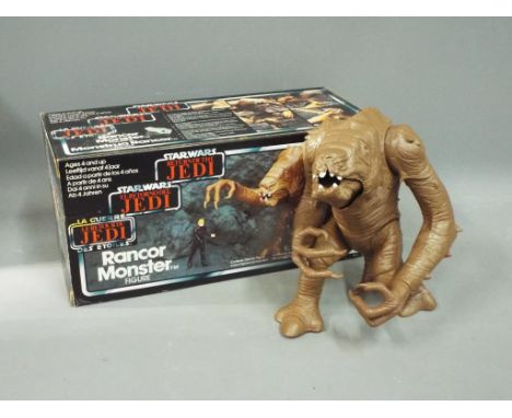 Palitoy, General Mills, Star Wars  - A boxed vintage Tri-Logo Rancor Monster by Palitoy. The Rancor Monster is in Excellent c
