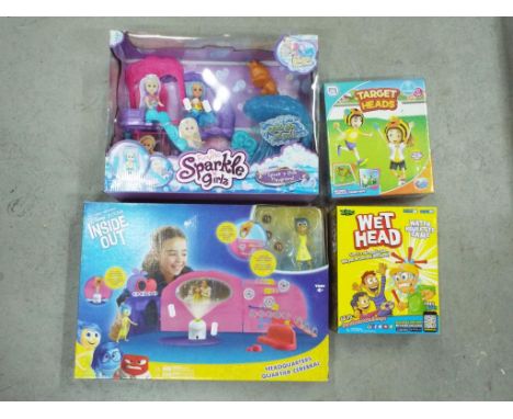 Disney Tomy , Zing, Games Hub, Funville - 4 boxed childrens games and toys. Lot consists of Disney Inside Out Headquarters; F