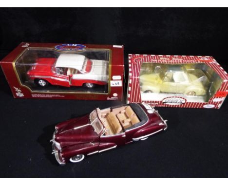 Road Legends - a 1.18 scale diecast model motor vehicle by Road Legends # 92129, limited edition Ford 1940 Deluxe Coupe and a