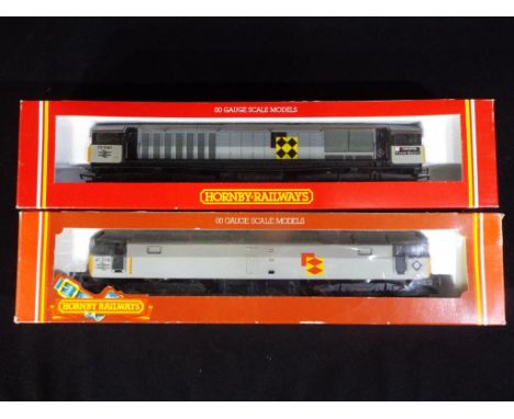 Hornby - Two boxed Hornby OO gauge diesel locomotives. Lot consists of R.705 BR Co-Co Class 58 in Railfrieght livery Op.No.58
