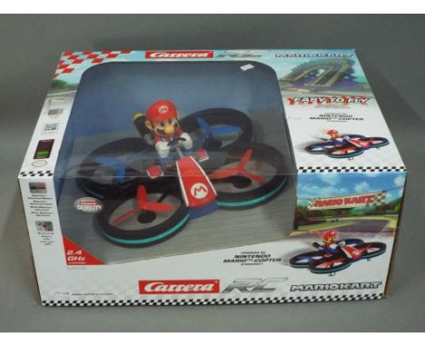 Carrera - A boxed Carrera RC Nintendo Mariokart Copter. The item is retail stock in a factory sealed box. 