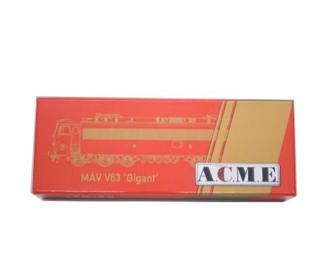ACME HO gauge model railway diesel locomotive, ref 60183 V63 037 MAV, boxed.
