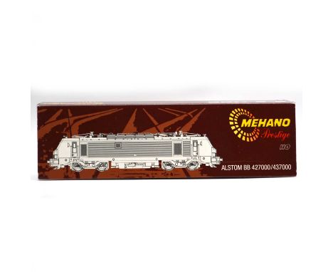 Mehano Prestige HO model railway diesel locomotive red 3253 Alstom BB 437029 'Fret' art T236, boxed.