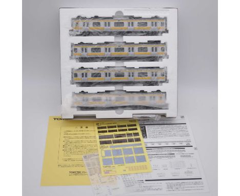 Tomix HO gauge model railway set, ref HO-9008 JR commuter train series E231 Sobu Line, 4-car set, boxed with paperwork.