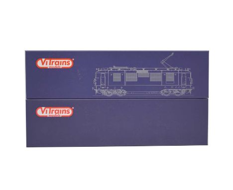 Vitrains Models HO model railway diesel locomotives, two including 2210 E464.545 FS Trenitalia; 2175 BB 16755 SNCF, both boxe