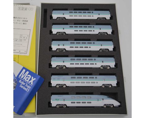 Tomix Japan N gauge model railways, 92060 Bullet Train series E1, Max, 6-car set, cased with paperwork, unused.