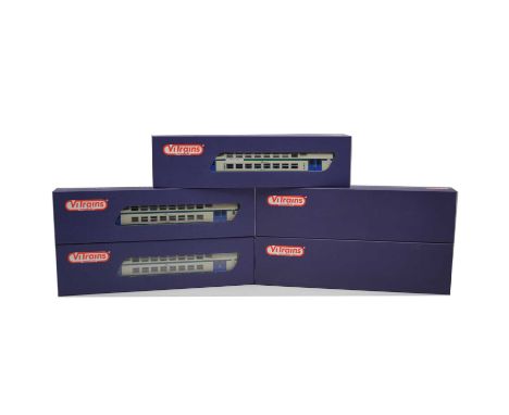 Vitrains Models HO model railway passenger coaches, five including ref 3097 (x2); 3036; 3113; 3114, all boxed.