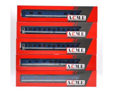 ACME HO gauge model railway passenger coaches, five including ref 52020 MAV-Start Eurocity, 52021, 52030, 52040, 52050, all b