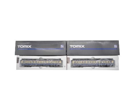 Tomix HO model railway passenger coaches, two HO-255 111-1500, both boxed.