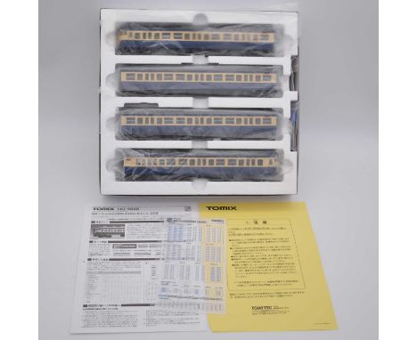 Tomix HO gauge model railway set, ref HO-9040 JNR Suburban train series 113-1500 Yokosuka, 4-car set, boxed with paperwork.