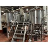 10 BBL Specific Mechanical 2-Vessel Stainless Steel Brewhouse with Touchscreen PLC | Rig Fee $3350