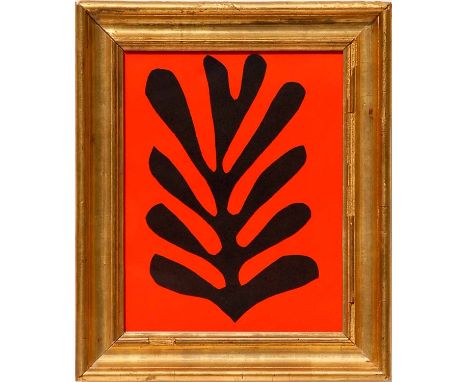 HENRI MATISSE 'Fleur', lithograph, 34cm x 27cm, framed and glazed.