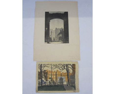Collection of pictures circa 1920-1930 from Birmingham Municipal School of Art, provenance from the family of Ormond Edwin Go