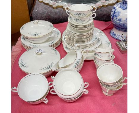 An extensive gem vintage bone china tea and dinner service.