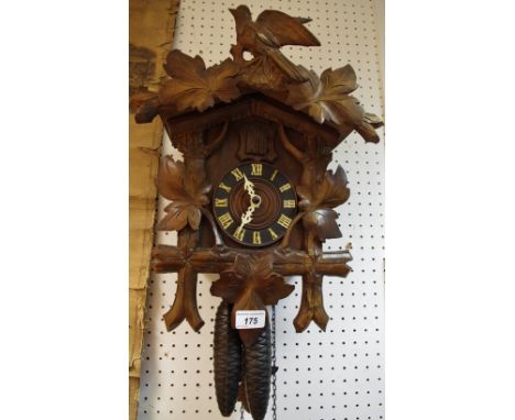 An early 20th century Black Forest cuckoo clock 