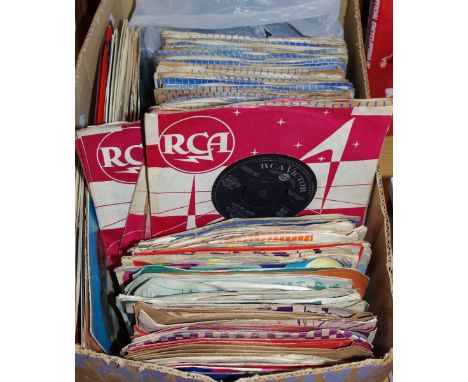 Records - 45rpm including Beatles; Rolling Stones; The Searchers; Ricky Nelson; The Everley Brothers; Jim Reeves; Cliff Richa
