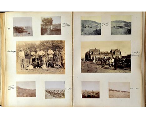 BOER WAR;  a fascinating & important record of the First Battalion, Rifle Brigade in South Africa; including large parade gro