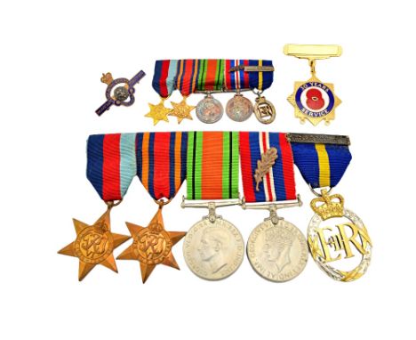 Five mostly Second World War medals, comprising; The 1939-45 Star, The Burma Star, The Defence Medal, The War Medal, with M.I